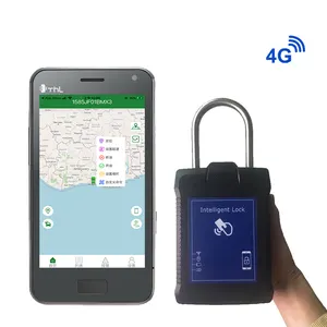 GPS satellite lock tracker padlock satellite Eseal for container tracking and cargo security solution