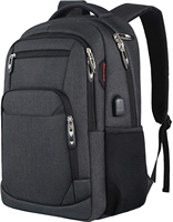 Sac à dos pour ordinateur portable unisexe, imperméable, motif dessin animé, fin et robuste, antivol, avec port USB, capacité de 20 à 39 L, pour les affaires et les activités de plein air