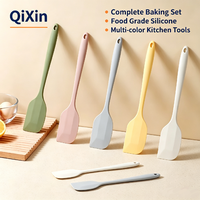 Spatule en silicone multicolores de qualité alimentaire, sans BPA, résistante à la chaleur jusqu'à 230°C, antiadhésive, outil de cuisine pour la pâtisserie, la cuisson et le mélange, personnalisable