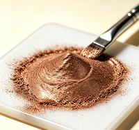 GUANZUN Antik-Bronze Kosmetik Metallic Glanz Aluminium Glitzerpuder 36M Haltbarkeit Kostenlose 1g Probe Lidschatten Highlighter DIY
