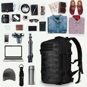 Hot Sale 900D Oxford Camouflage Pattern Hiking <b>Rucksack</b> 45L MOLLE Pouch Fashionable Black Tactical Backpack Polyester for - Product Image 6