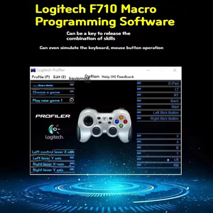 คอนโทรลเลอร์เกมไร้สาย Logitech F710 2.4G ของแท้ พร้อมระบบสั่นสะเทือนคู่ ปุ่ม D-Pad 4 ทิศทาง ตัวรับสัญญาณ USB Nano สำหรับ Windows - Product Image 4