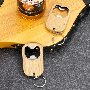 Llavero <span class=keywords><strong>de</strong></span> <span class=keywords><strong>Madera</strong></span> Personalizado con Destapador <span class=keywords><strong>de</strong></span> Botellas para Regalo Empresarial - Product Image 4