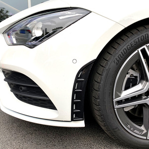 1 paire de garnitures latérales de pare-chocs avant, spoiler anti-usure, remplacement pour <span class=keywords><strong>Mercedes</strong></span> Benz C118 CLA180 CLA200 <span class=keywords><strong>2020</strong></span>+ - Product Image 5