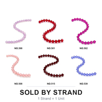 Perles Bicones Facettées en Résine Époxy avec Strass et Trou pour Voile, Gaze, Mousseline, Tissu en Gazon, Organdy, Georgette et Mousseline