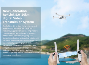 Drone professionnel FIMI X8 <span class=keywords><strong>Tele</strong></span> MAX avec caméra zoom grand <span class=keywords><strong>angle</strong></span> double maître 8K, drones 4K pour la capture de scènes nocturnes et cardan à 3 axes - Product Image 6