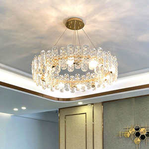 Decoración del hogar Led decoración del hogar marroquí techo redondo cristal círculo lámpara de araña - Product Image 1