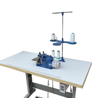 Machine à coudre surjeteuse OREN pour écussons scolaires, moteur à lit plat, nouveau modèle, équipement de surjetage automatique à levage de pied MG-3U