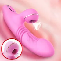 Adult Sex Toys Vrouwen Clit Clitoris Multi-Speed G-Spot Clitoris Zuigen Vagina Telescopische Vibrator