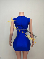 Robe mini de soirée luxueuse pour femmes Ocstrade, robe moulante sexy en strass, robe transparente en diamant, robe de soirée de club, robe d'anniversaire pour femmes