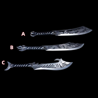 Couteau de cuisine chinois Longquan forgeage intégré et allongement couteau de coupe d'os extraterrestre couteau de scorpion de baleine