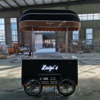Camion de restauration mobile pliable pour marché nocturne, idéal pour les snacks, nouilles, raviolis, pains, glaces, fast-food, boissons, café – Soudure métallique hybride