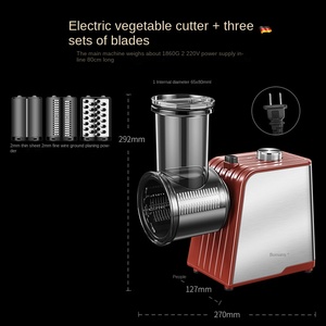 Coupe-légumes multifonctionnel de cuisine trancheuse à viande congelée déchiqueteuse domestique coupe-légumes électrique - Product Image 5