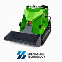 Chargeur compact T390 pour serres et vergers, mini-chargeuse sur chenilles en caoutchouc, capacité de charge nominale de 250 kg, EPA Euro5, utilisation facile