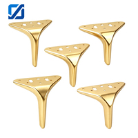 Pieds de canapé et de chaise en fer forgé moderne, 12/15/18 cm, robustes, résistants, installation facile pour chambres, salles à manger, hôtels