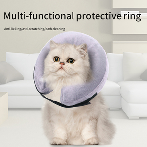 <span class=keywords><strong>Collar</strong></span>ín <span class=keywords><strong>Protector</strong></span> Inflable Ajustable para Mascotas, Cono para Perros, Anti-Mordidas, Anti-Arañazos - Product Image 4