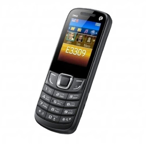 Teléfono Móvil Básico E3309 Candy Bar 2G GSM Desbloqueado con Teclado, Pantalla QVGA <span class=keywords><strong>de</strong></span> 2.4'', Cámara <span class=keywords><strong>de</strong></span> 2MP, Batería <span class=keywords><strong>de</strong></span> 1000mAh, Radio FM y Bluetooth - Teléfono Móvil Económico - Product Image 3