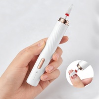 Lime à ongles sans fil - Stylo lime à ongles électrique rechargeable par USB pour manucure, pédicure, salon et usage domestique