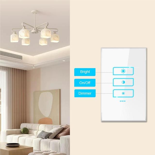 Lanbon L7 Zigbee Smart Light Switch Home Automation System 10A 250V Compatible Google Home