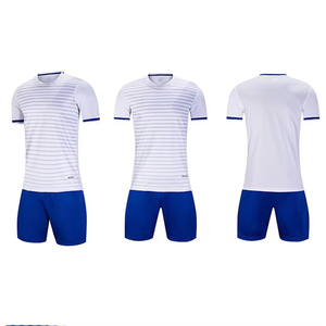 Conjunto de camiseta de fútbol para hombre personalizable de alta calidad, uniforme de entrenamiento transpirable, Impresión de nombre, servicio OEM para entrenamiento de tamaño adulto - Product Image 3