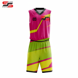 Uniforme de basket-ball pour hommes sur mesure de conception unique, uniforme de maillot de basket-ball de vêtements de sport pour jeunes personnalisé avec sublimation - Product Image 1