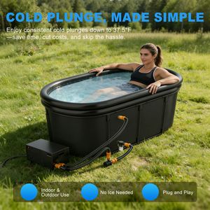 Portable Cold Plunge Chiller With Pump Ice <b>Bath</b> Chiller 1/3 hp Water Chiller <b>Support</b> Stress Relief Muscle Recovery - Product Image 3