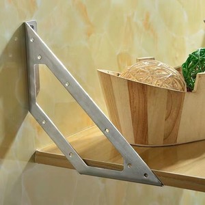 2023 Metal Wall Mount Stainless Steel Triangular <strong>Shelf</strong> <strong>Bracket</strong> - Product Image 1
