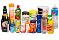 Manchons rétractables en PVC/PET imprimés avec logo personnalisé pour étiquettes d'emballage de bouteilles