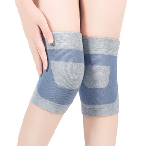 Silk <b>Knee</b> Sleeve Gray Pair Warmth Protection Adult Running <b>Exercise</b> Health Care - Product Image 5