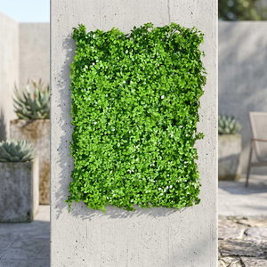 Artificial High-Density Star-Leaf & Boxwood Foliage Panel - Product Image 2