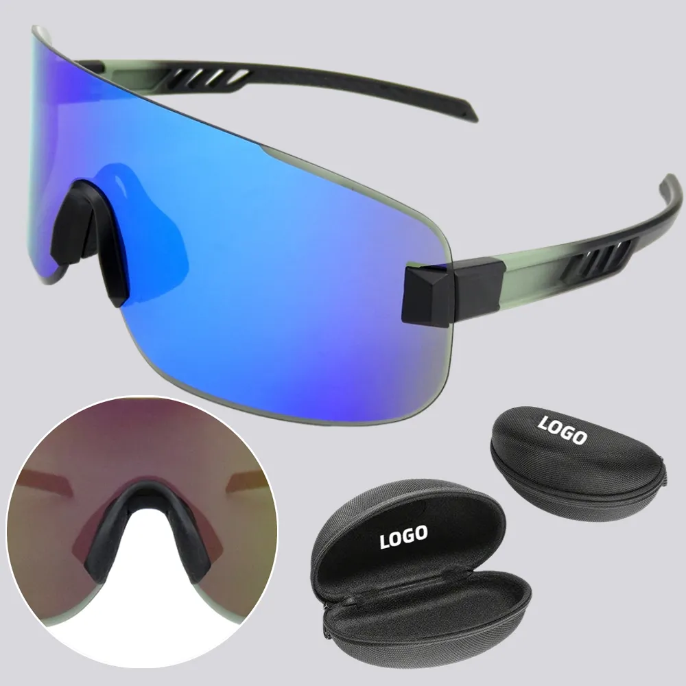 Nuevas gafas de montar transfronterizas deportes al aire libre correr coloridas gafas de sol OEM de alta calidad maratón bicicleta gafas a prueba de viento