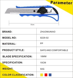 Dao cắt thủ công sắc nét 18mm nhựa Snap Off dao cắt - Product Image 2