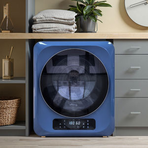 Séchoir à <span class=keywords><strong>linge</strong></span> compact sur pied, bleu cobalt, 3 kg, avec verrouillage enfant et filtre anti-bouloches à mailles fines – Vente directe usine - Product Image 5