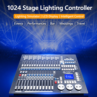 Console d'éclairage LED AIDLIN DMX512 1024 canaux, contrôleur DMX programmable pour scène, pour faisceau lumineux mobile, lumière PAR, gradation AC220V