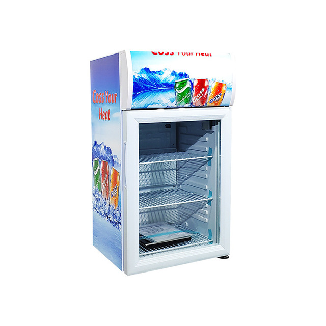 Convenience Store Glass Door Upright Display Refrigerator Beverage Freezers Commercial Fridge