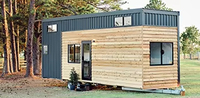 Cabine mobile de luxe Apple, conteneur extensible préfabriqué en acier à construction rapide pour bureau, magasin, centre commercial, ou petit salon.