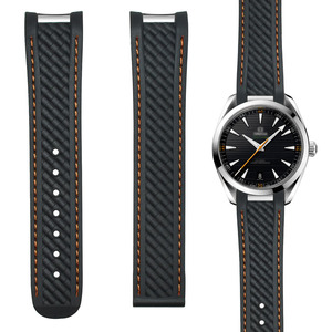<span class=keywords><strong>Bracelet</strong></span> incurvé en TPU de luxe pour <span class=keywords><strong>bracelet</strong></span> en caoutchouc Aqua Terra 20 mm vert noir bleu blanc cadran de remplacement - Product Image 4