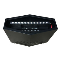 Topflashstar LED rouge bleu flamme effet de feu lumière vente chaude soie feu lumière scène spectacle fête électronique feu Machine Dmx mariage