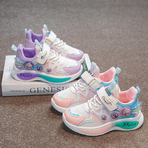 Zapatos Deportivos para Niños 2026, Zapatos de Malla con <span class=keywords><strong>Luces</strong></span>, Zapatos Transpirables para Niñas, Zapatos de Princesa - Product Image 2