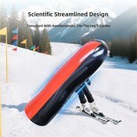 Protège-jambes de ski professionnels en fibre de carbone, ensemble de protection pour la compétition, la course et l'entraînement, équipement de protection pour le ski alpin pour adultes