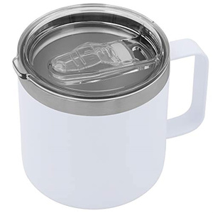 แก้วกาแฟฉนวนสุญญากาศพร้อมที่จับแก้วกาแฟเดินทางดีไซน์ใหม่ - Product Image 5