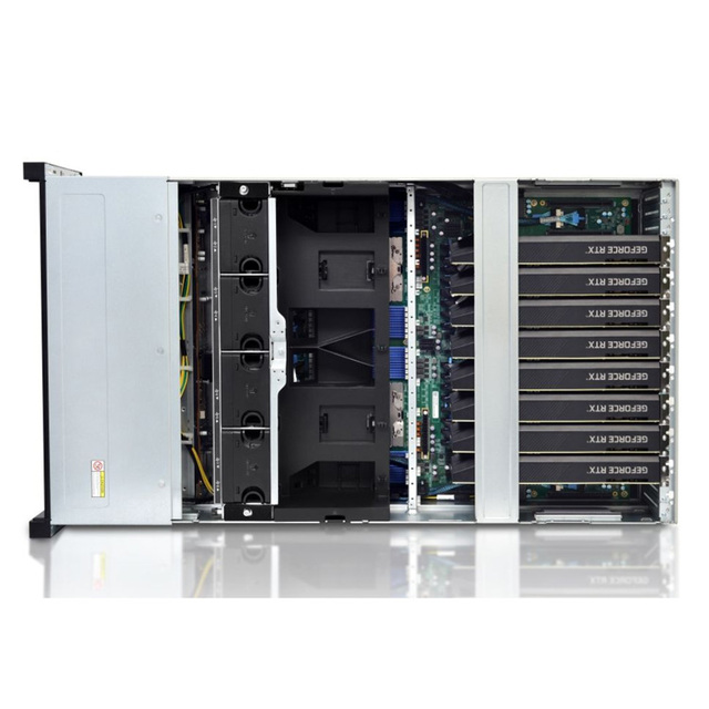 Deep Learning 24 DDR5 AMD EPYC 9004/9005 8-GPU 4U Rack AI Server 2.5"/3.5" 3-Year Warranty Model AE894 Stock
