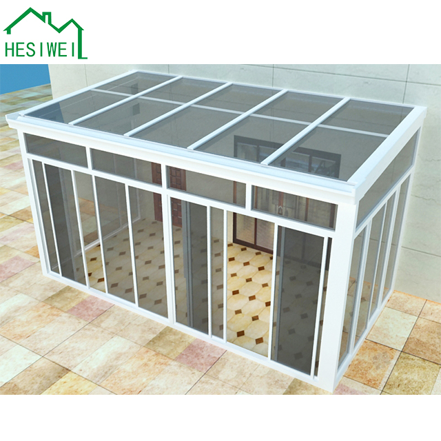 Китайские недорогие комплекты для солнечных комнат на 4 сезона, закаленное стекло, для улицы, виллы, балкона, солнечных комнат, алюминиевая солнечная комната