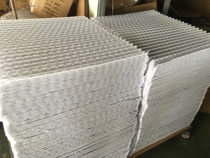 Rouleau de média filtrant personnalisé en fibre synthétique, matériau filtrant en maille composite pour les projets de filtration d'air et de ventilation - Product Image 5