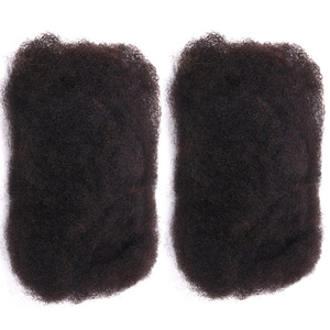 Cuticola all'ingrosso allineata al 100% non trasformati grezzi Afro crespi ricci capelli vergini umani sfusi, estensioni Dreadlocks - Product Image 1