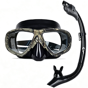 Máscara de Buceo Panorámica de Vidrio Templado al por Mayor para Hombres y Mujeres, Profesional, Roja, Certificada para Uso Alimentario, Duradera y de Alta Calidad - Product Image 1