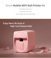 Imprimante à ongles 3D intelligente portable, contrôle sans fil par application, machine d'impression de motifs d'ongles personnalisés pour la maison et le salon