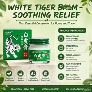 <span class=keywords><strong>Baume</strong></span> Herbal <span class=keywords><strong>Tigre</strong></span> <span class=keywords><strong>Blanc</strong></span> Multi-Usages QFSN 15G pour Soulagement <span class=keywords><strong>de</strong></span> la Douleur et Apaisement – Idéal Maison, Voyage et Soins en Extérieur - Product Image 3
