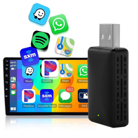 TrolinkTek TAB01 Caja Inteligente Inalámbrica Portátil para Auto con WiFi6 y Bluetooth 5.4 para Apple/Android CarPlay con Adaptadores de Música y Navegación