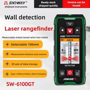 SW-6100GT Medidor de Distancia Láser Digital de 120 m, Detector de Paredes, Multifuncional, Medidor de Distancia, Detector de Paredes - Product Image 4
